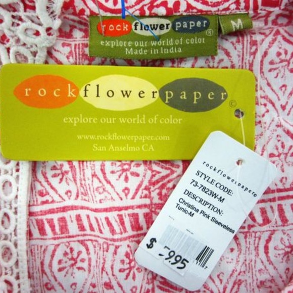 Rock Flower Paper Women's Pink Tunic Dresses - Picture 4 of 4